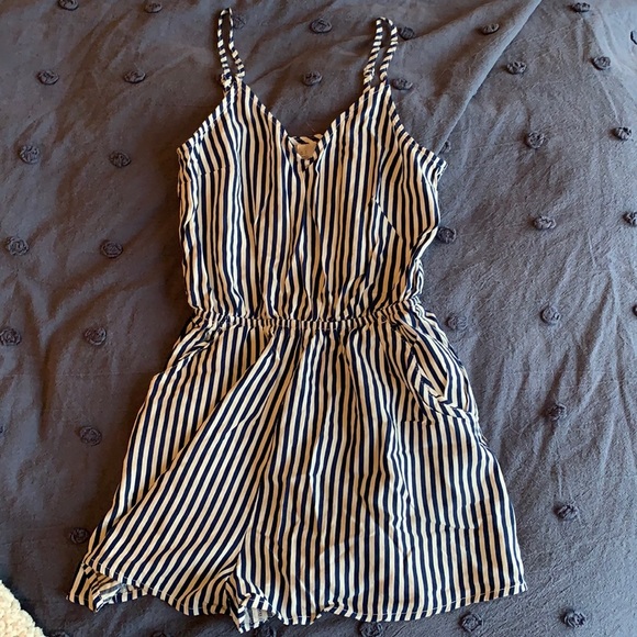 H&M Striped Romper - Picture 1 of 3